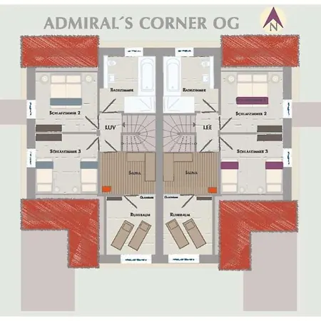 דירה Admiral's Corner Luv *